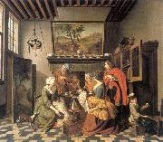 HOREMANS, Jan Jozef II The Marriage Contract sfg USA oil painting artist